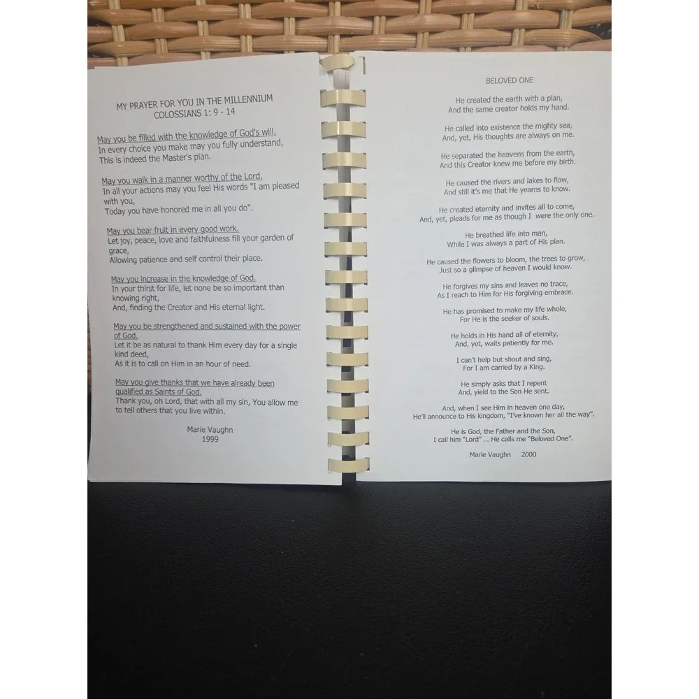 Recipes Poems Memories Marie C. Vaughn Self Published Winston-Salem,  NC 1988